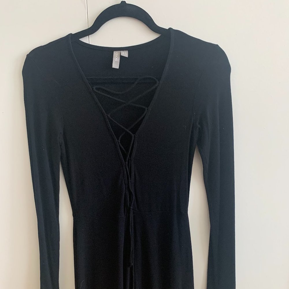 Asos front tie strappy romper - Picture 4 of 7